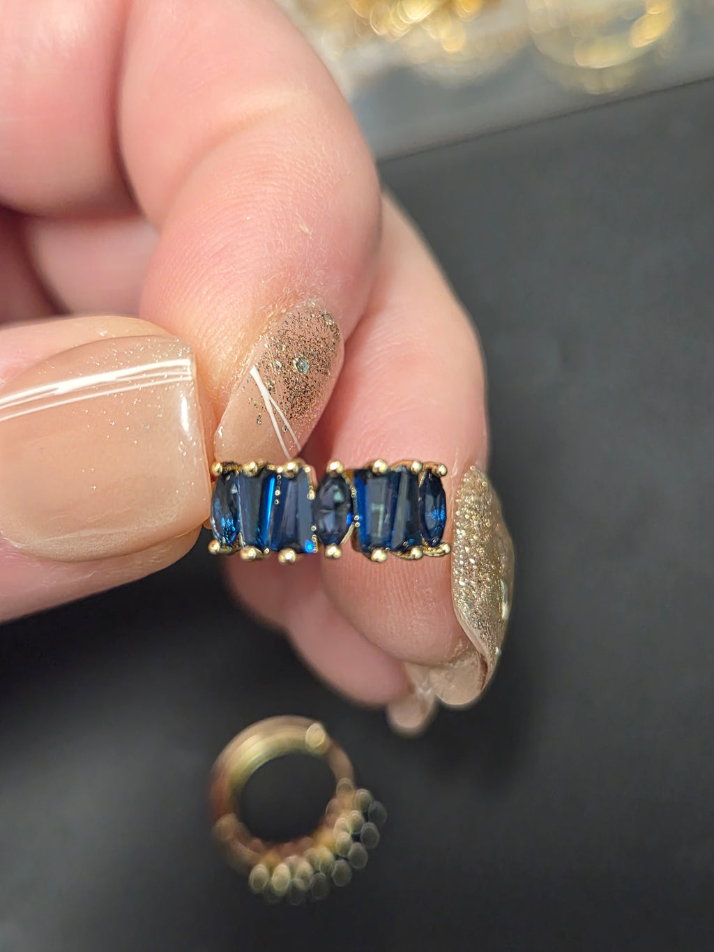 Earrings Hoop Gold Plated 14k