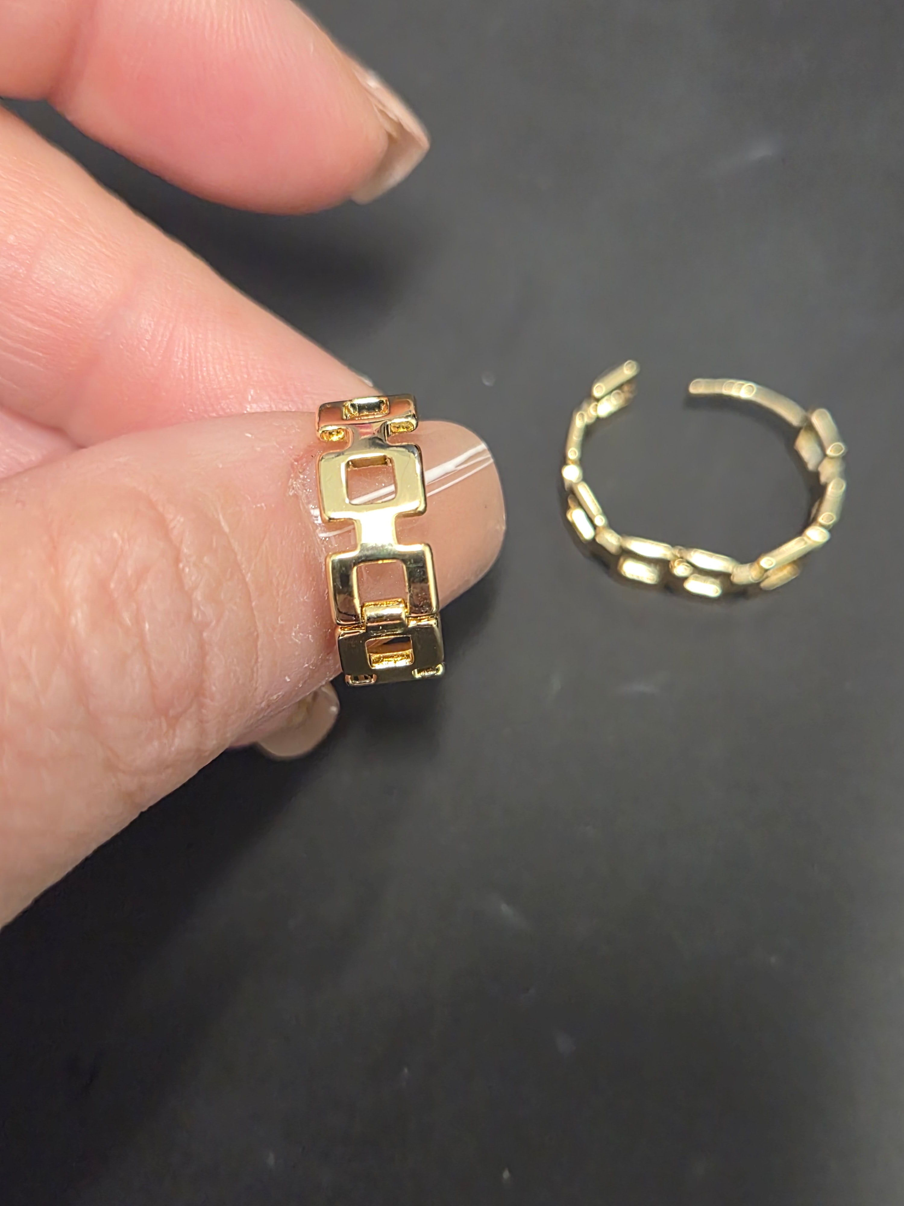 Earrings Hoop Gold Plated 14k