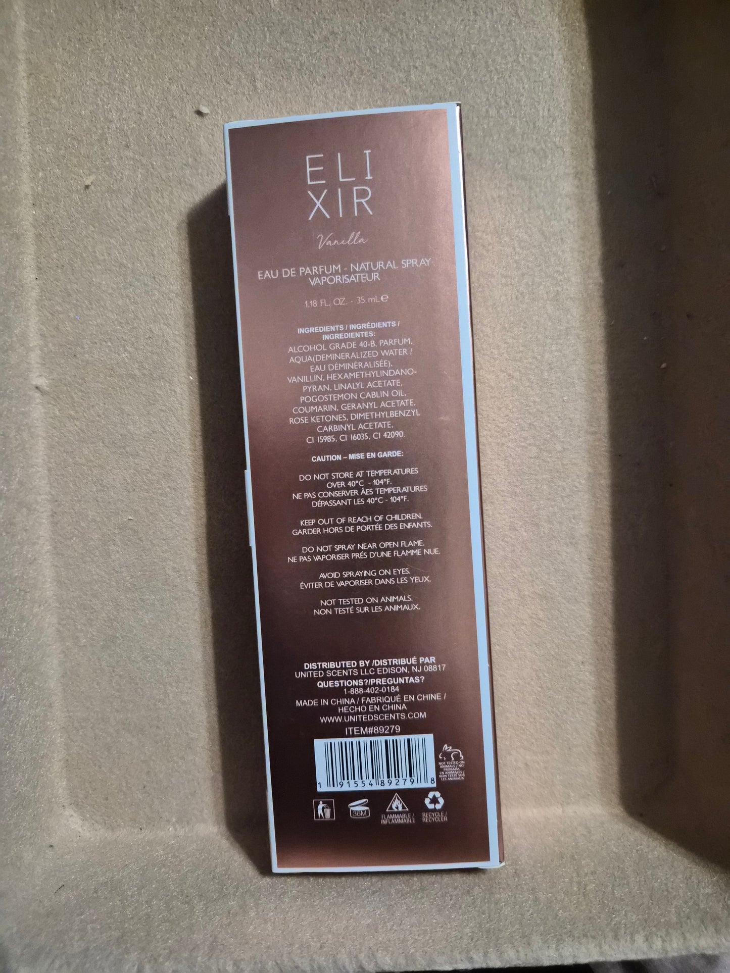 Elixir Vanilla Esu de Parfum