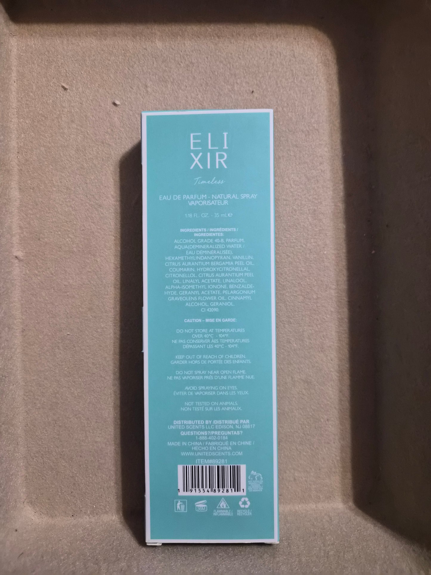 Elixir Timeless Perfume